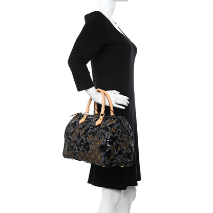Louis Vuitton Monogram Fleur De Jais Sequins Speedy 30 2 of 13