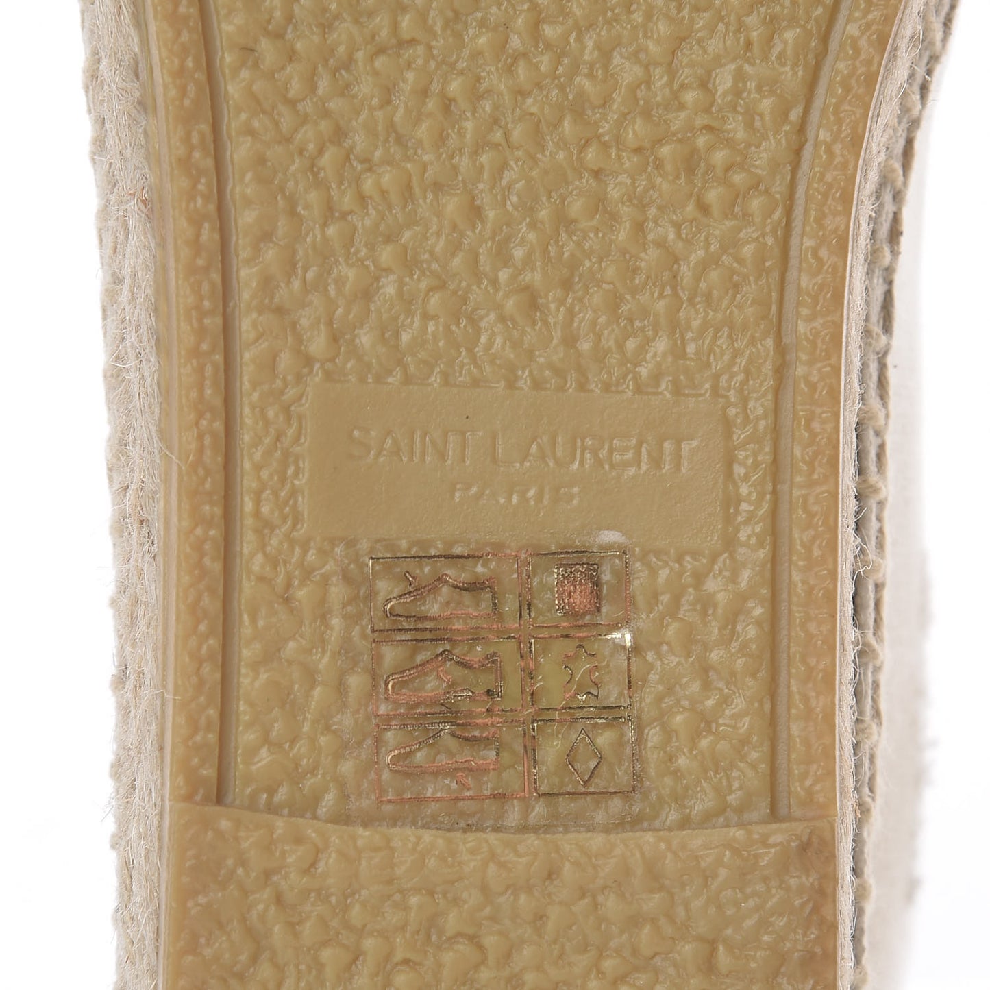 Canvas Elba Logo Embroidered Espadrilles 35 Panna