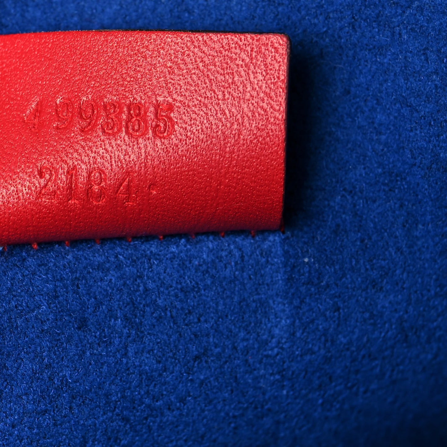 GG Supreme Monogram Mystic Cat Large Zip Pouch Red