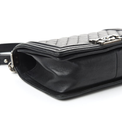 Chanel Calfskin Quilted Medium Boy Flap Black 6 of 11