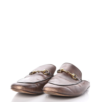 Gucci Calfskin Mens Princetown Slippers 8.5 Fondente Brown 3 of 10