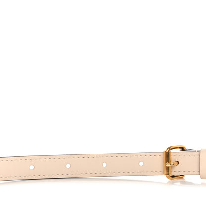 Louis Vuitton Calfskin 18mm Adjustable Shoulder Strap Ivory 3 of 5