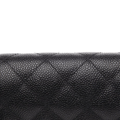 Chanel Caviar Quilted Jumbo Double Flap Black 13 of 14