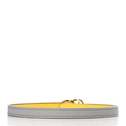 Hermes Swift Epsom 13mm Plaisance Belt 75 30 Bleu Glacier Jaune De Naples 2 of 4