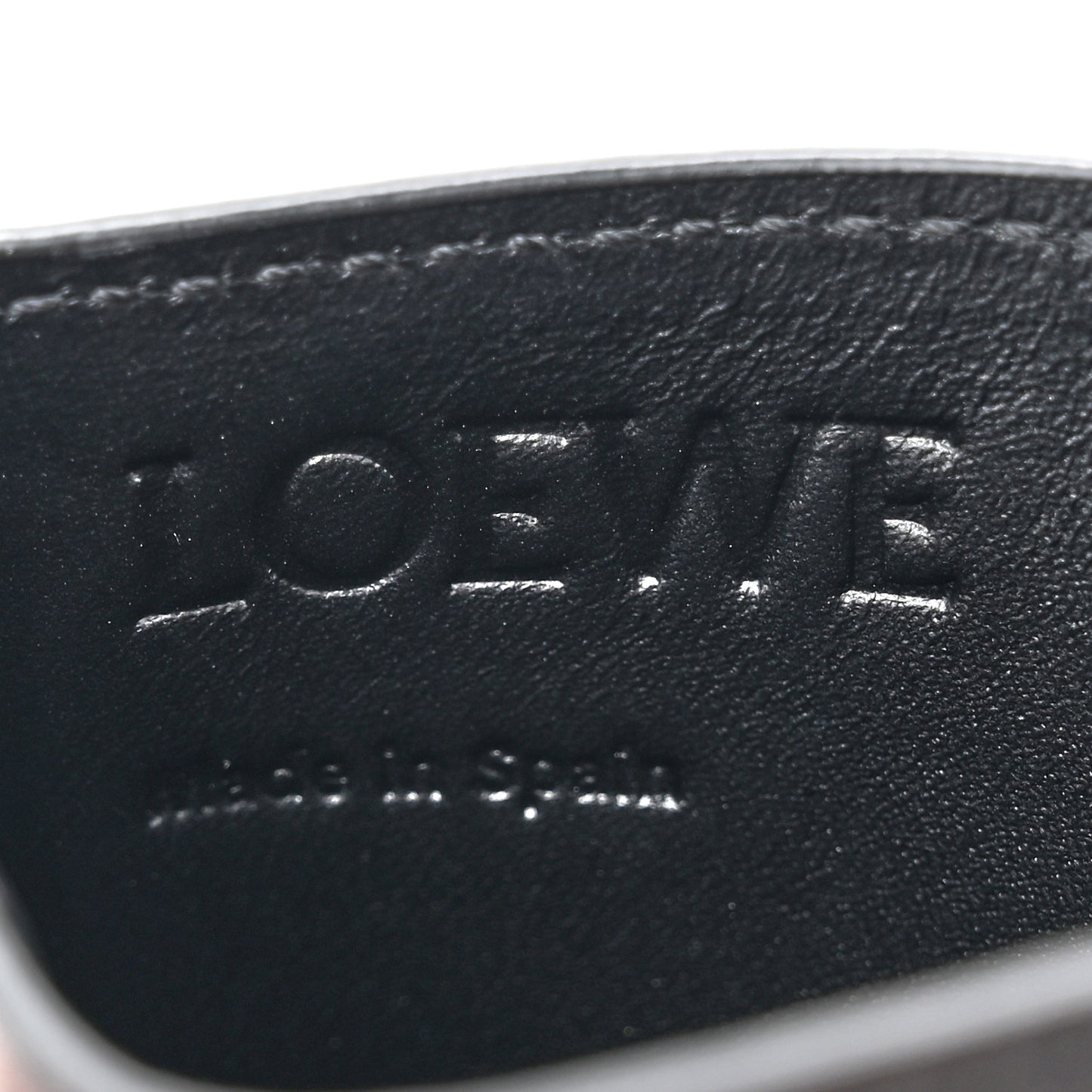 Calfskin Puzzle Card Holder Black