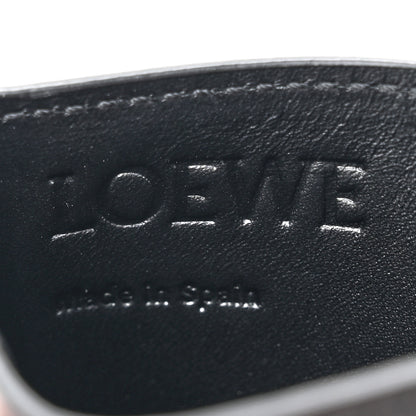 Loewe Calfskin Puzzle Card Holder Black 6 of 8