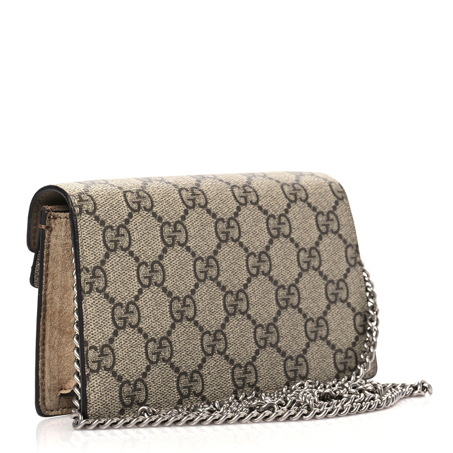 GG Supreme Monogram Super Mini Dionysus Shoulder Bag Taupe