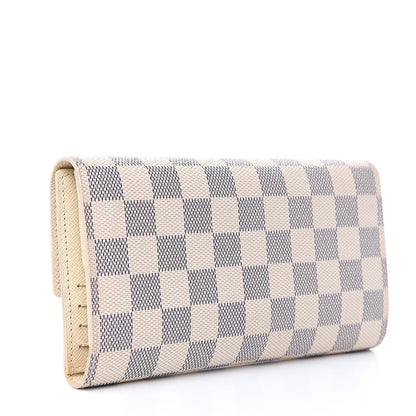 Louis Vuitton Damier Azur Sarah Wallet 3 of 9