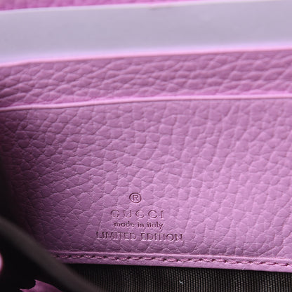 Gucci Dollar Calfskin GG Marmont Bosco Zip Around Wallet Malva 6 of 7