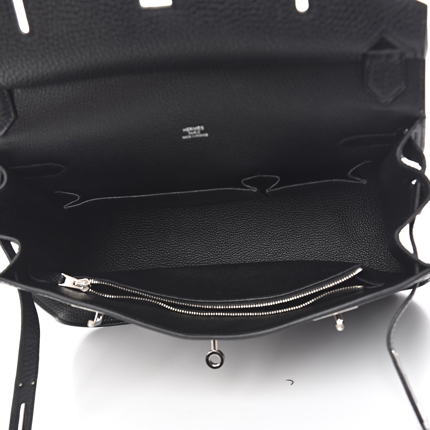 Hermes Taurillon Clemence Jypsiere 28 Black 5 of 11
