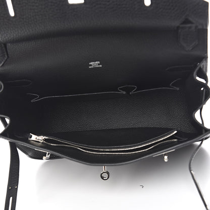 Hermes Taurillon Clemence Jypsiere 28 Black 5 of 11