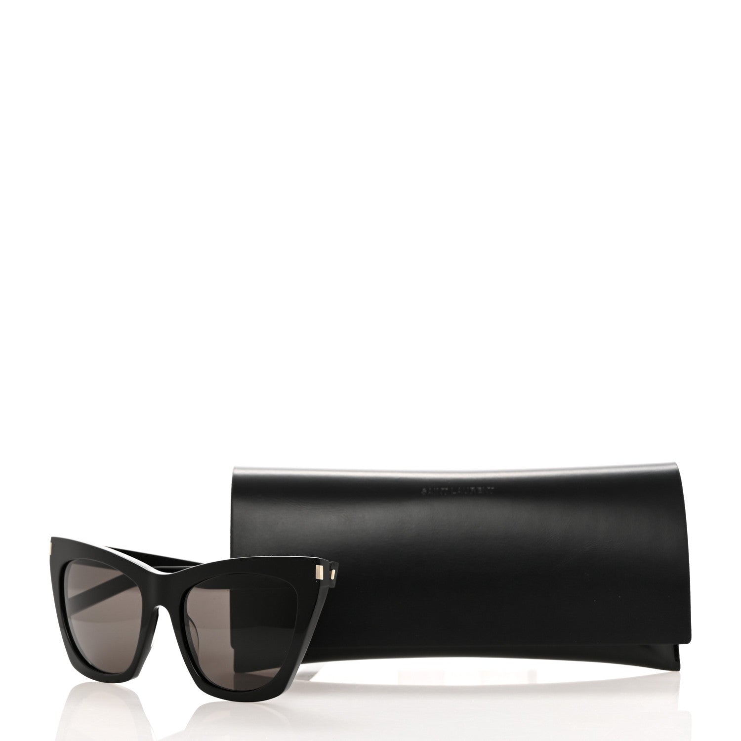 Saint Laurent SAINT LAURENT New Wave SL214 Kate Cat Sunglasses Black 7 of 7