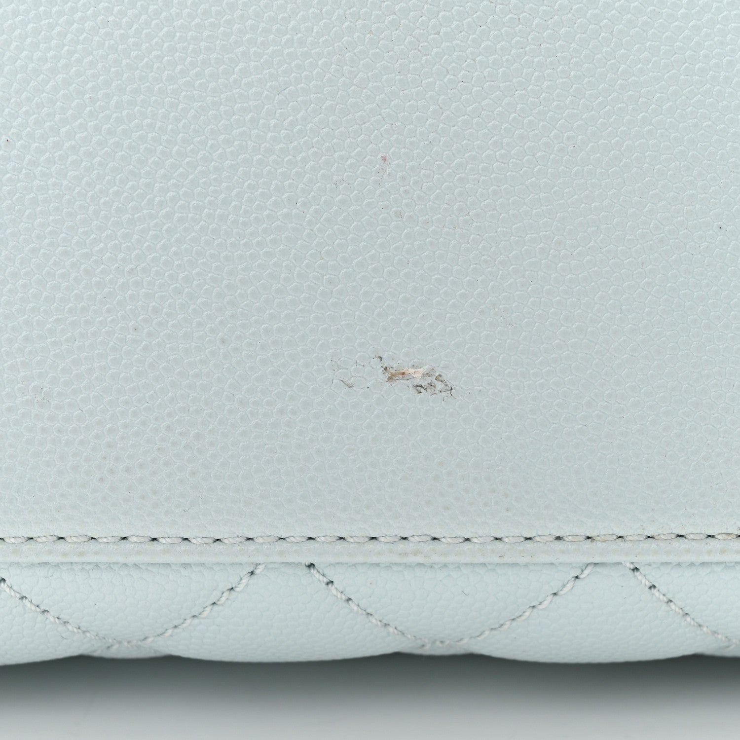Chanel Caviar Quilted Small Coco Handle Flap Light Blue 11 of 13