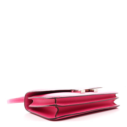 Hermes Epsom Constance Elan 25 Rose Tyrien 4 of 11