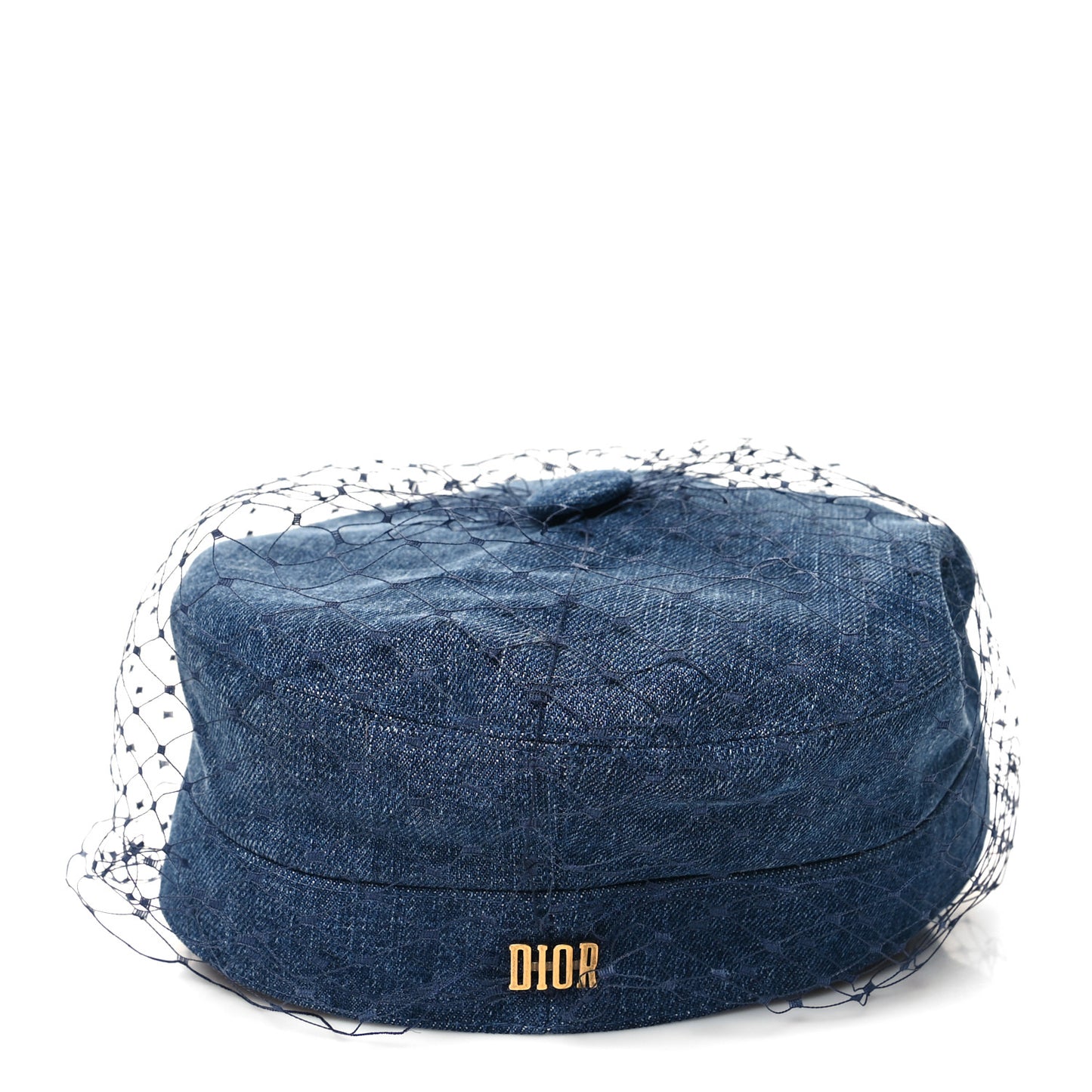 Denim Arty Cap with Veil 58 Blue
