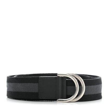 Gucci Canvas Web D Ring Belt 95 38 Black 1 of 8