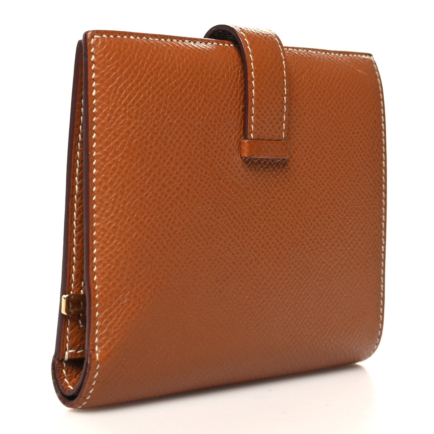 Epsom Bearn Compact Wallet Gold
