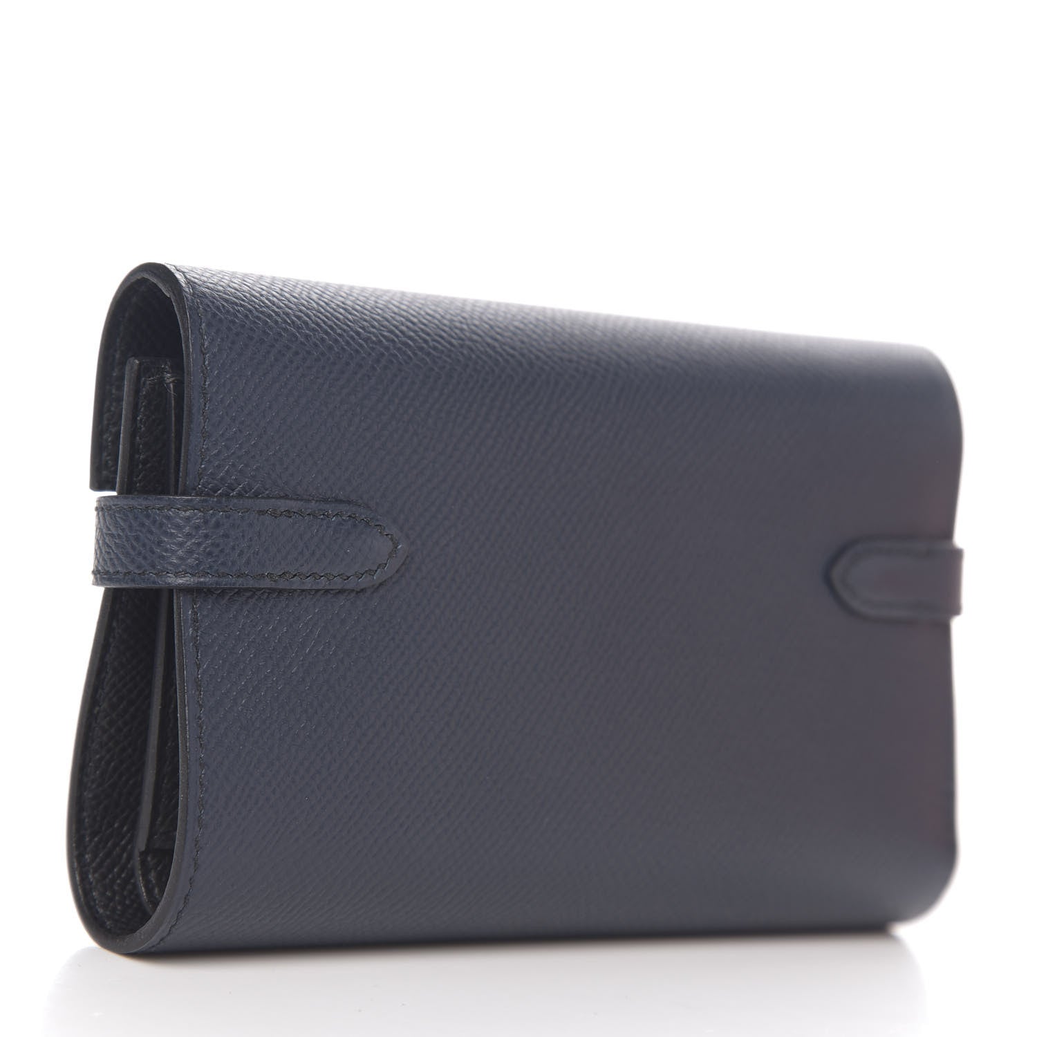 Hermes Epsom Medium Kelly Wallet Bleu Indigo 2 of 7