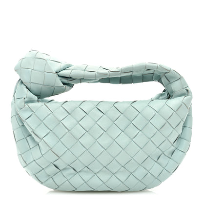 Bottega Veneta Nappa Intrecciato Mini Jodie Teal Washed 1 of 9