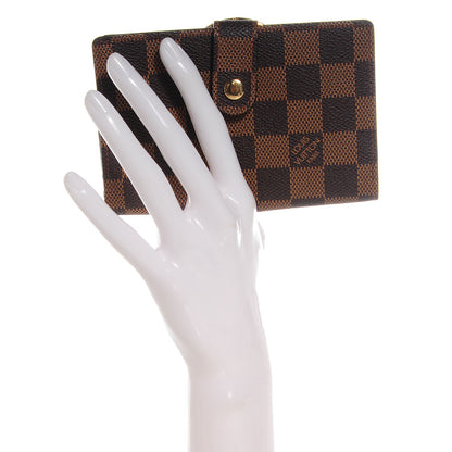 Louis Vuitton Damier Ebene French Purse Wallet 2 of 8