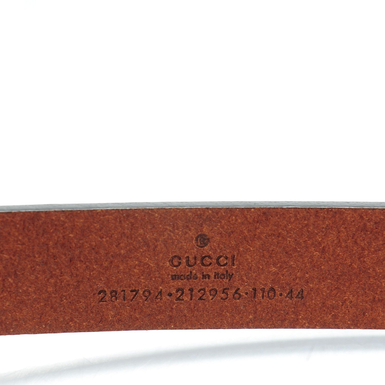 Gucci Calfskin Round Buckle Horsebit Selleria Belt Cuir 110 44 Brown 3 of 7