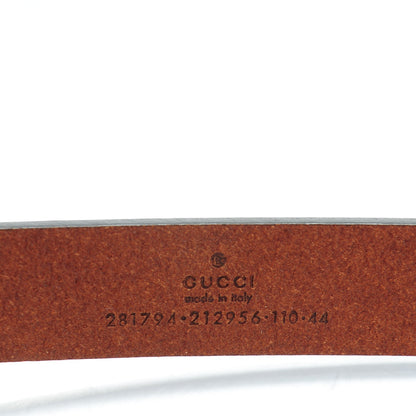 Gucci Calfskin Round Buckle Horsebit Selleria Belt Cuir 110 44 Brown 3 of 7