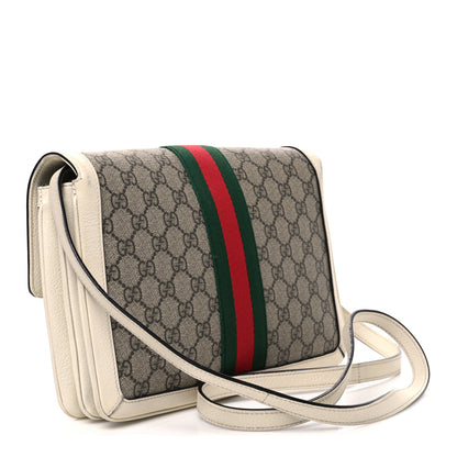 Gucci GG Supreme Monogram Medium Queen Margaret Shoulder Bag Mystic White 3 of 11