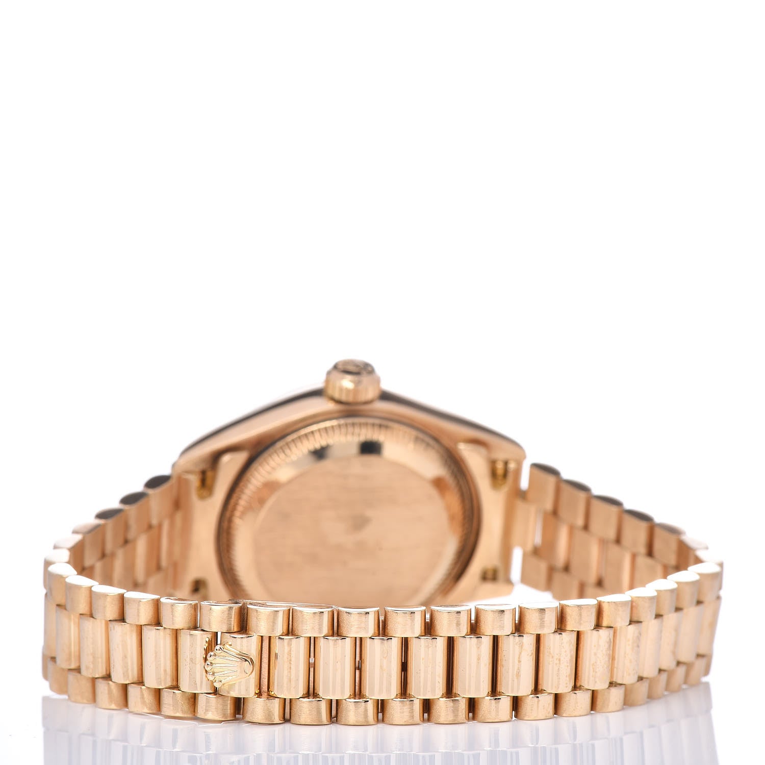 Rolex 18K Yellow Gold 26mm Datejust President Watch Champagne 79178 4 of 5