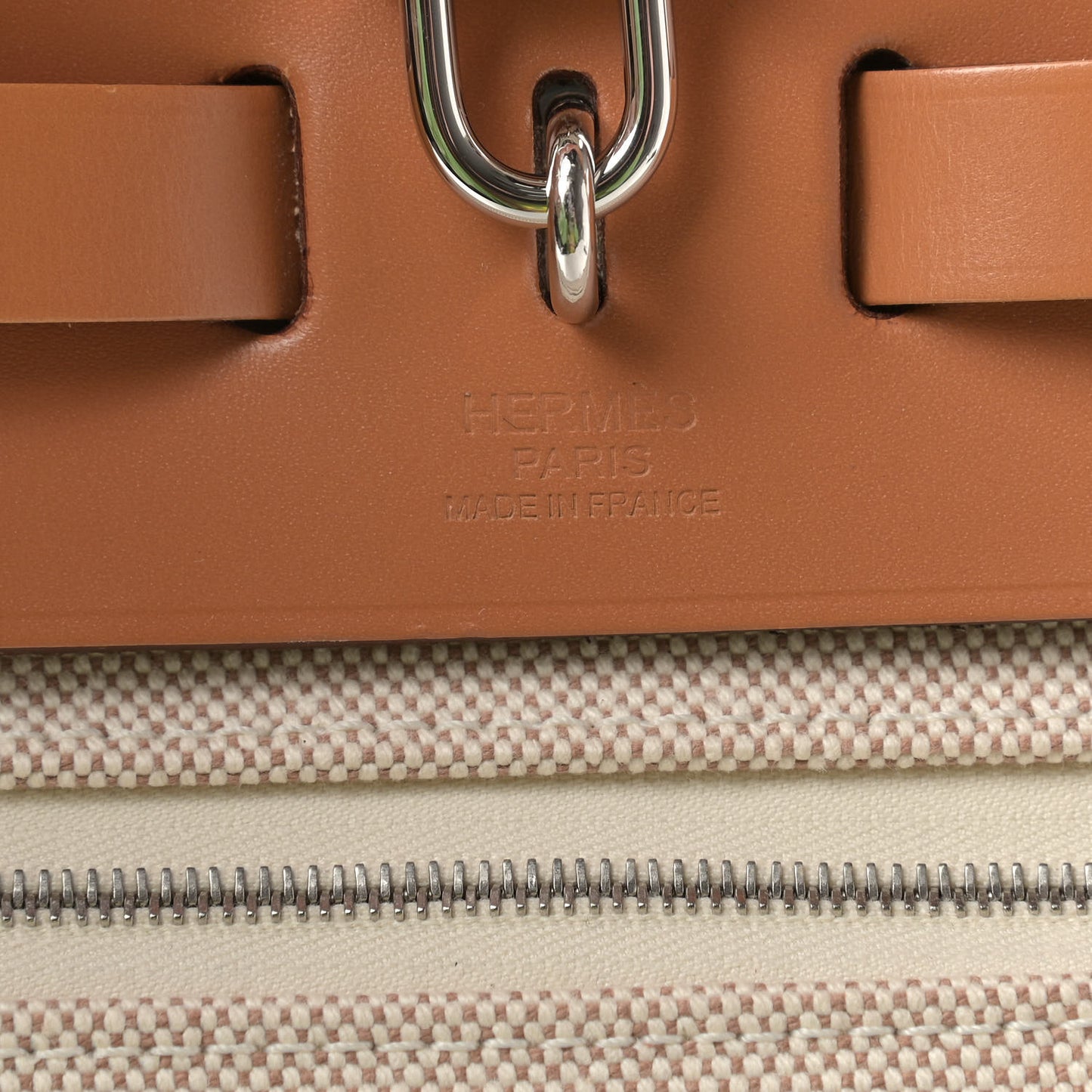 Vache Hunter Criss Viking Herbag Zip Retourne 31 PM Ecru Beige Naturel