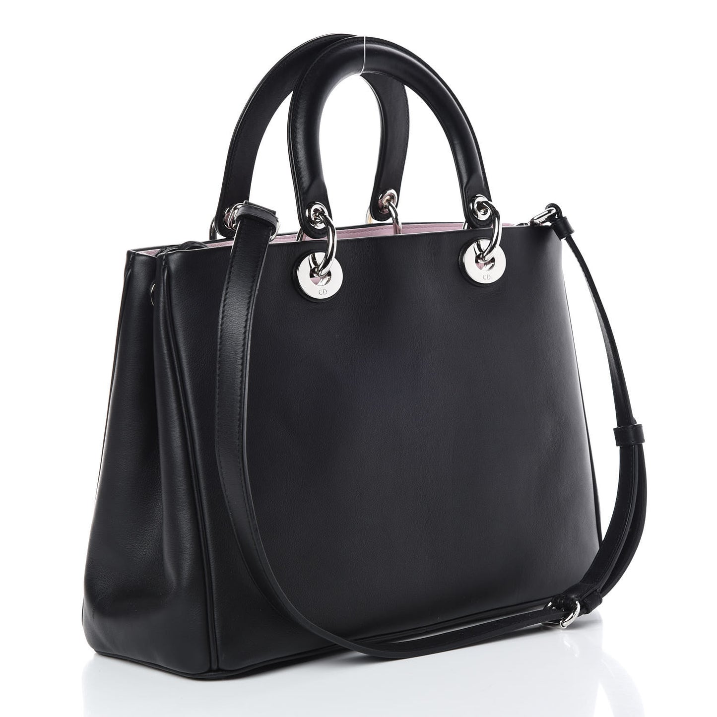 Sequin Embroidered Smooth Calfskin Medium Diorissimo Black