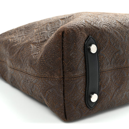 Louis Vuitton Monogram Lambskin Antheia Hobo PM Chocolat 9 of 10