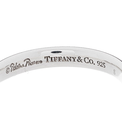 Tiffany Sterling Silver Enamel Paloma Picasso Love Band Ring 50 5.5 Red 4 of 4