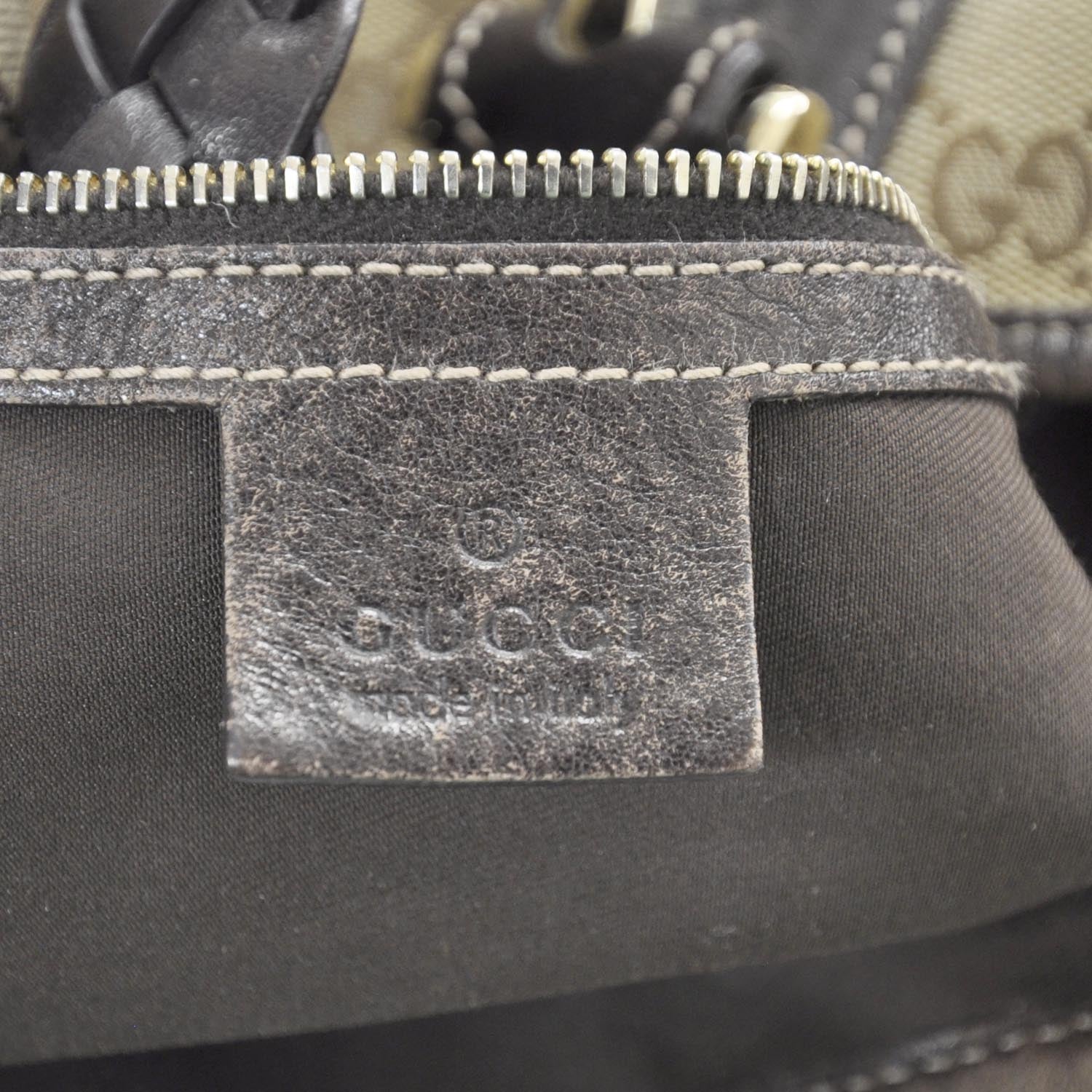 Gucci Monogram Pelham Tote Ebony 7 of 9