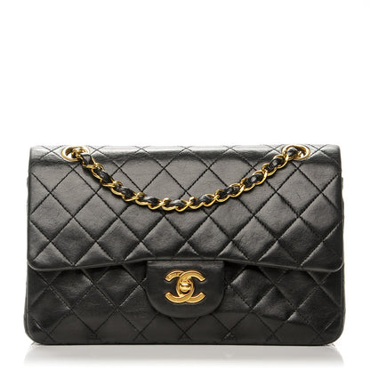 Chanel Lambskin Quilted Small Double Flap Black 1 of 7