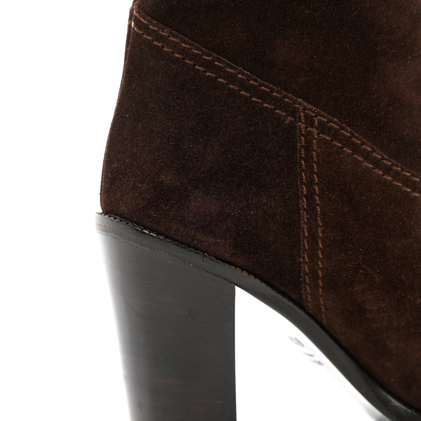 Suede Knee High Boots 36.5 Brown
