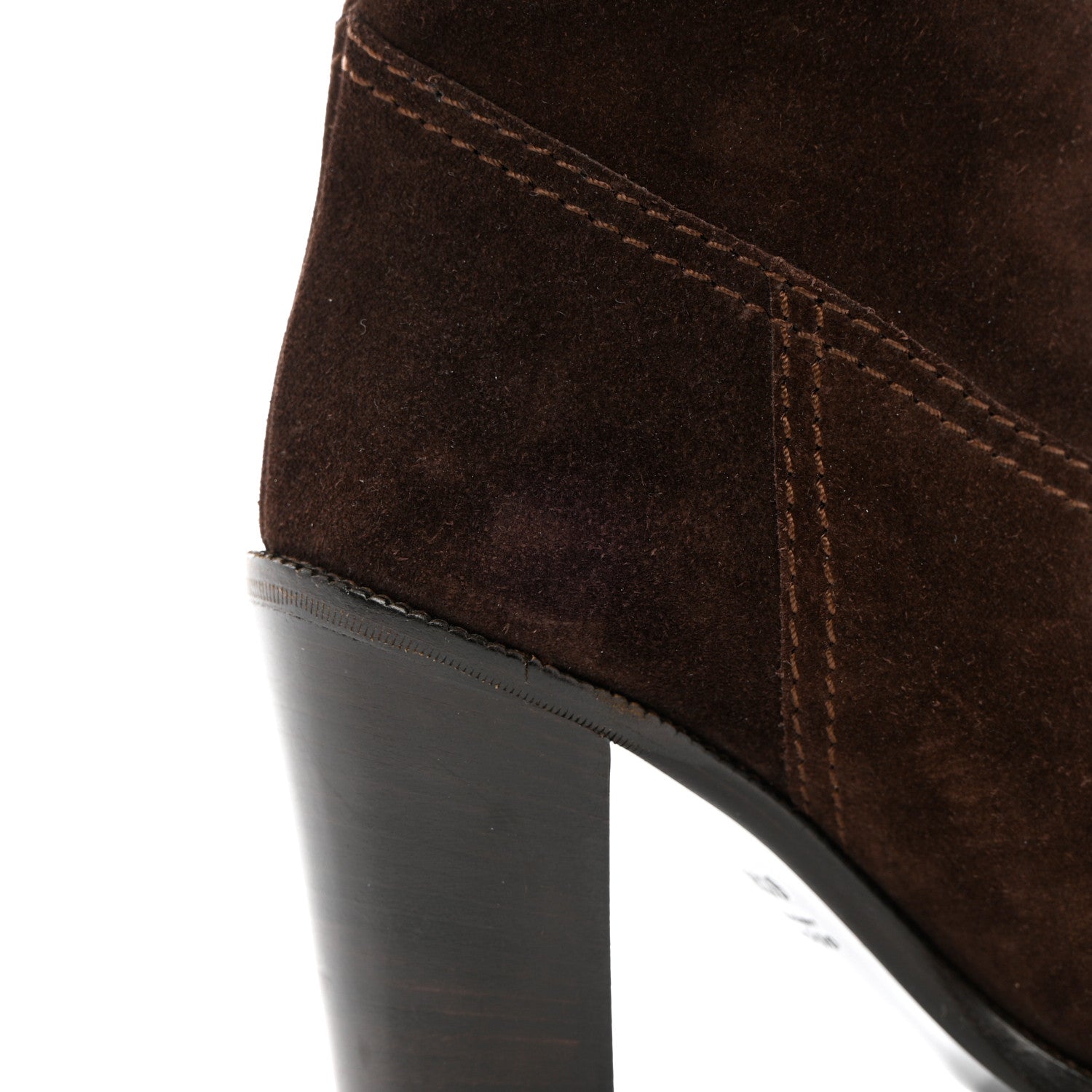 Gucci Suede Knee High Boots 36.5 Brown 14 of 20