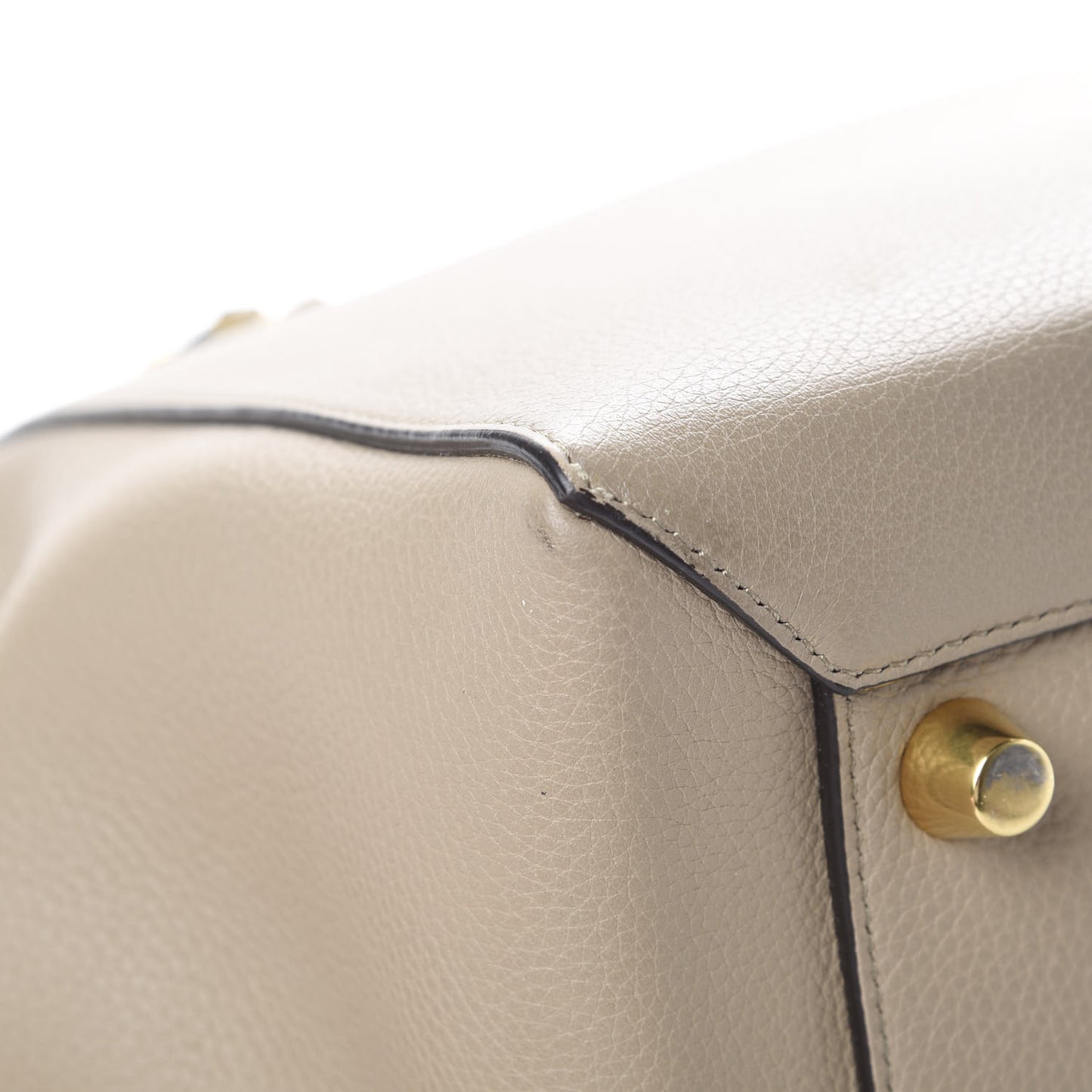 Drummed Calfskin Mini Belt Bag Dune