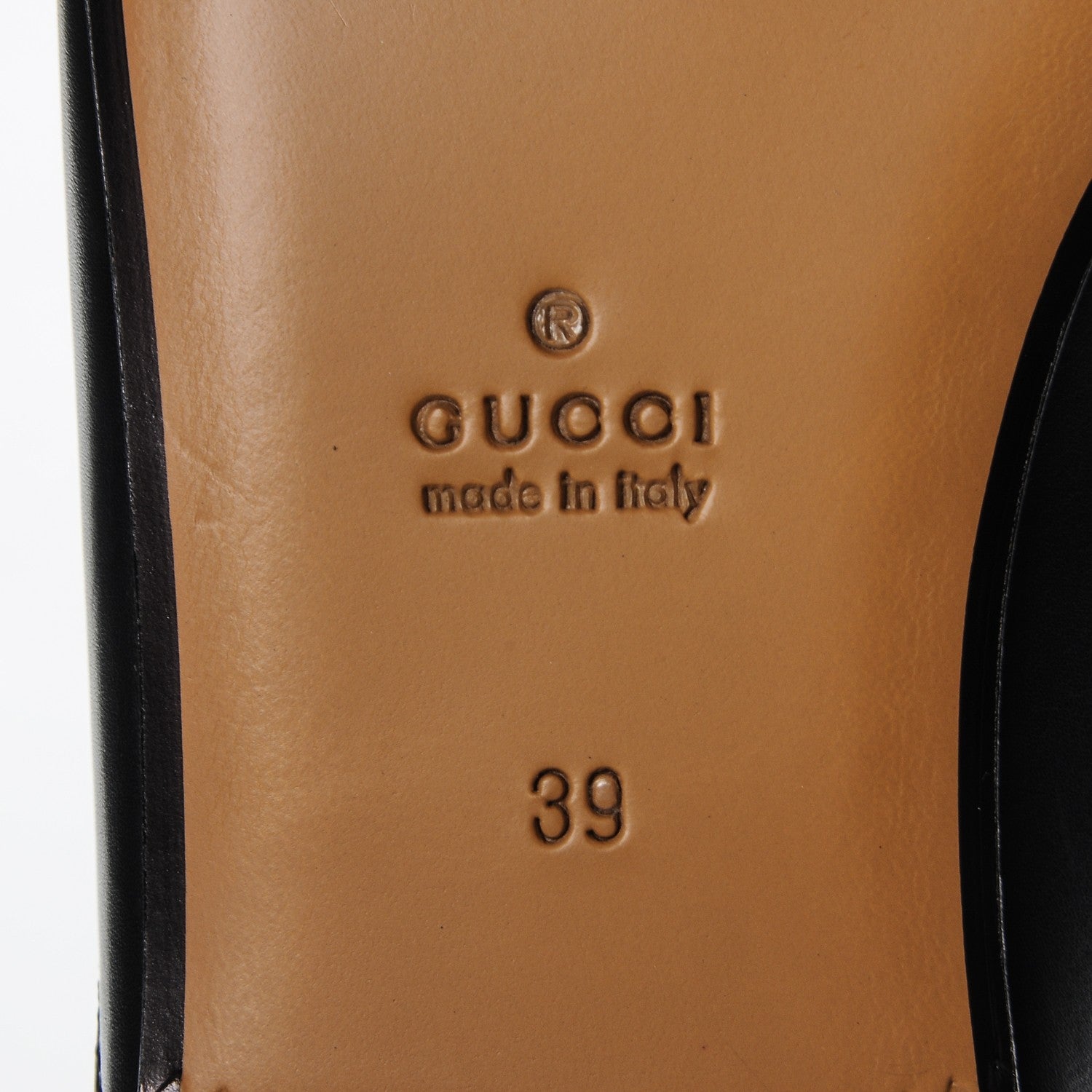 Gucci Calfskin Womens Princetown Slippers 39 Black 7 of 7