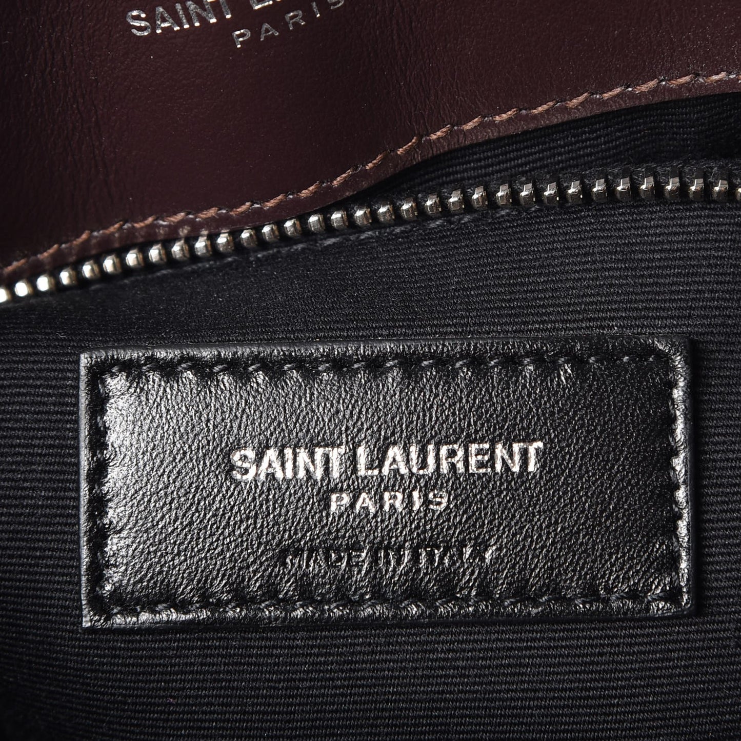 Calfskin Y Quilted Monogram Medium Loulou Chain Satchel Amaranto