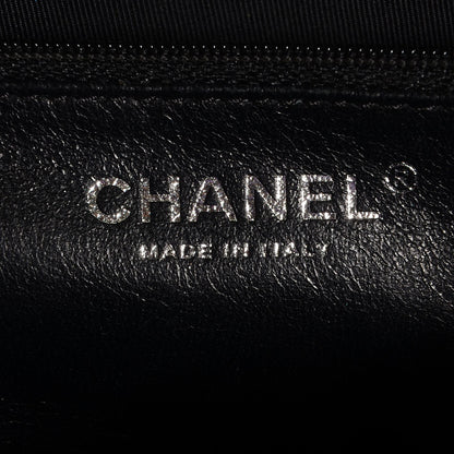 Chanel Metallic Aged Calfskin Quilted Medium Reissue Camera Case Black 6 of 7