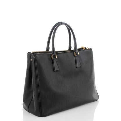 Prada Saffiano Large Galleria Double Zip Tote Black 3 of 8