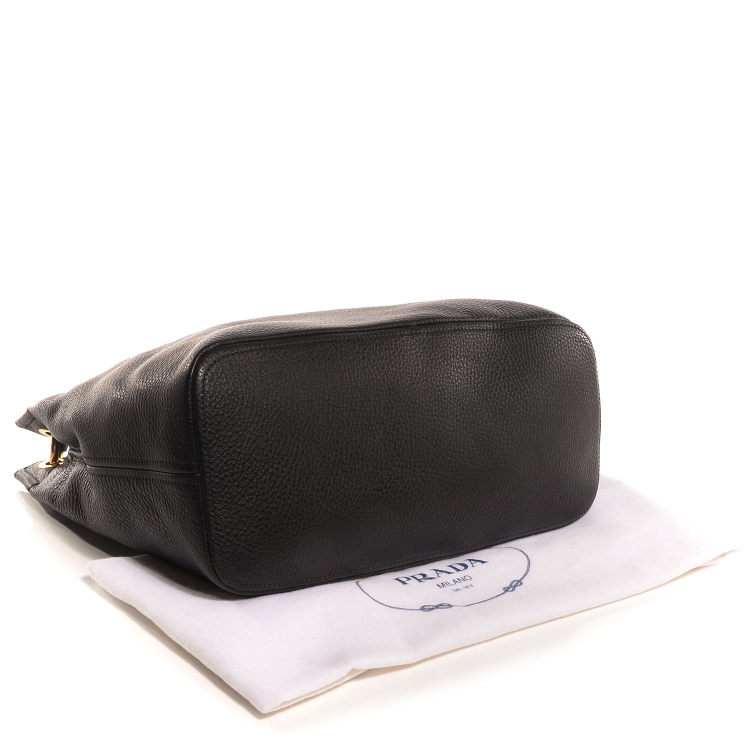Prada Vitello Daino Hobo Nero Black 4 of 10