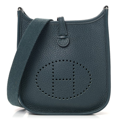 Hermes Taurillon Clemence Evelyne TPM Vert Cypress 1 of 8