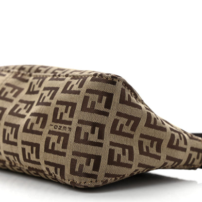 Fendi Zucchino Pochette Dark Brown 7 of 9
