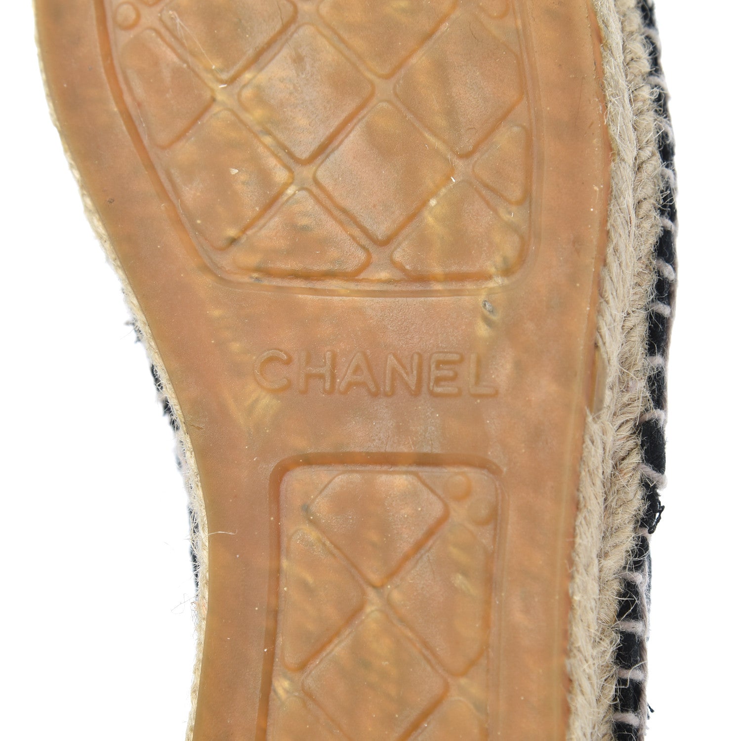 Chanel Lace Patent CC Espadrilles 38 Black 6 of 21