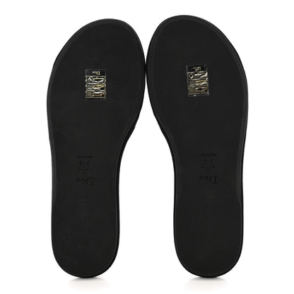 Christian Dior Velvet Oblique Chez Moi Sandal 38.5 Deep Blue 5 of 8