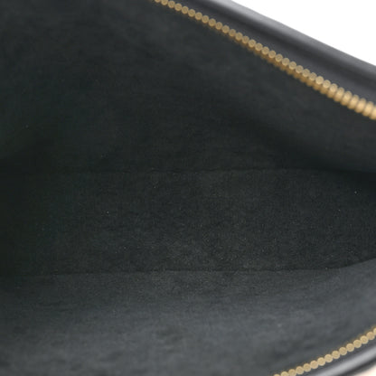 Louis Vuitton Raffia Calfskin Monogram Giant Pouch 6 of 9