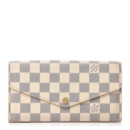 Louis Vuitton Damier Azur Sarah Wallet NM 1 of 13