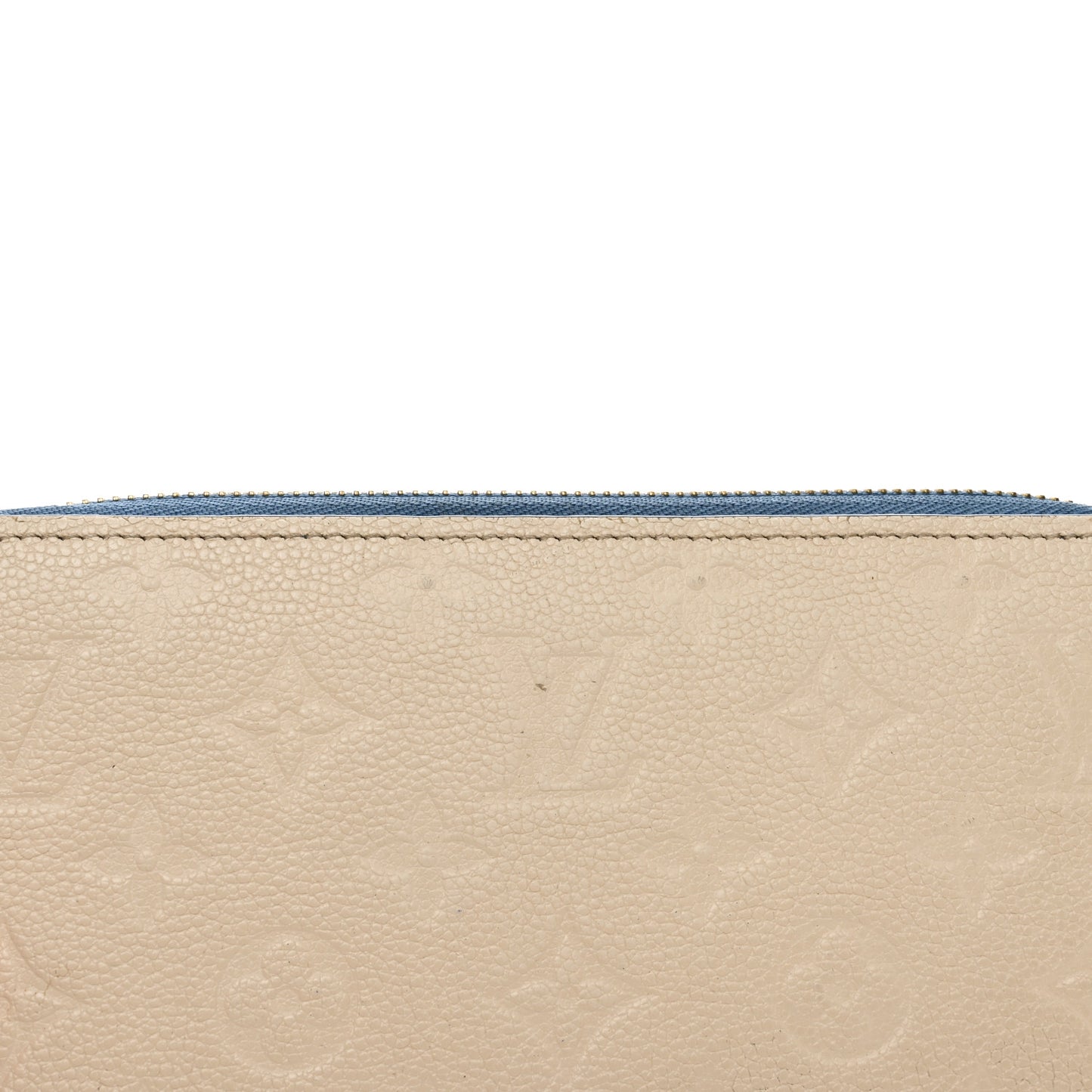 Empreinte Zippy Wallet Denim Creme