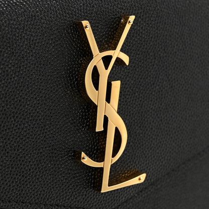 Saint Laurent Grain De Poudre Uptown Pouch Black 8 of 8